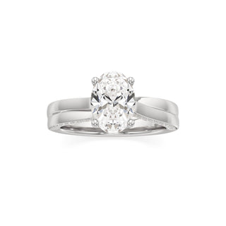 Gwynne Radiant Side Pave Band