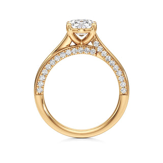 Gwynne Radiant Side Pave Band