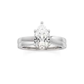 Gwynne Radiant Side Pave Band