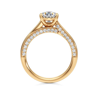 Gwynne Radiant Side Pave Band