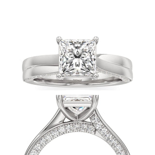 Gwynne Radiant Side Pave Band