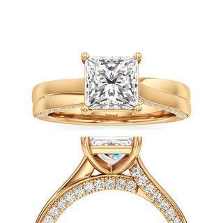 Gwynne Radiant Side Pave Band