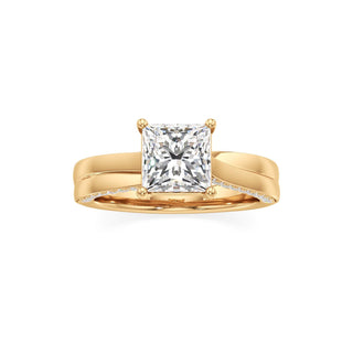 Gwynne Radiant Side Pave Band