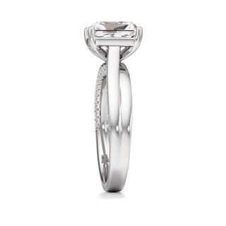 Gwynne Radiant Side Pave Band