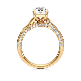 Gwynne Radiant Side Pave Band