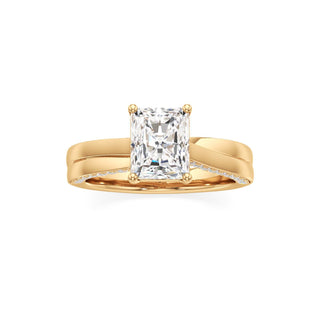 Gwynne Radiant Side Pave Band