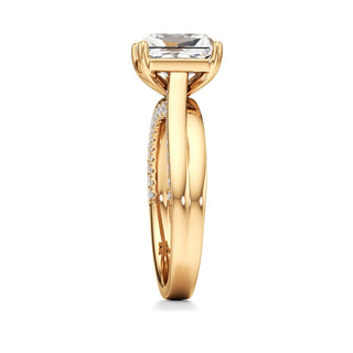 Gwynne Radiant Side Pave Band