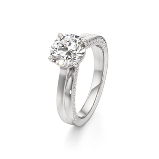 Gwynne Radiant Side Pave Band