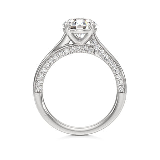 Gwynne Radiant Side Pave Band