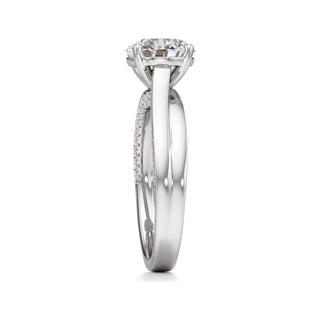 Gwynne Radiant Side Pave Band