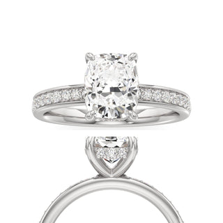 Jade Radiant Diamond Band Hidden Halo