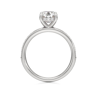 Jade Radiant Diamond Band Hidden Halo