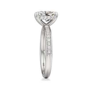 Jade Radiant Diamond Band Hidden Halo