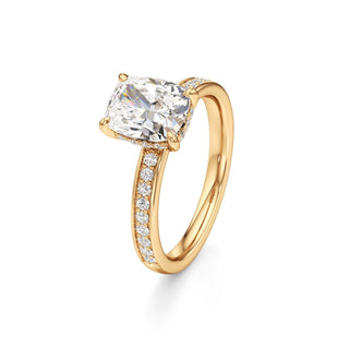Jade Radiant Diamond Band Hidden Halo