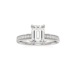 Jade Radiant Diamond Band Hidden Halo