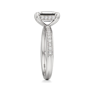 Jade Radiant Diamond Band Hidden Halo