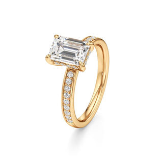 Jade Radiant Diamond Band Hidden Halo