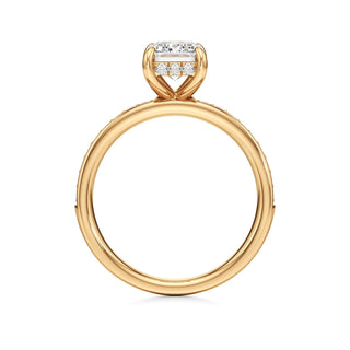 Jade Radiant Diamond Band Hidden Halo