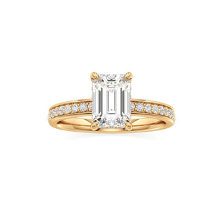 Jade Radiant Diamond Band Hidden Halo