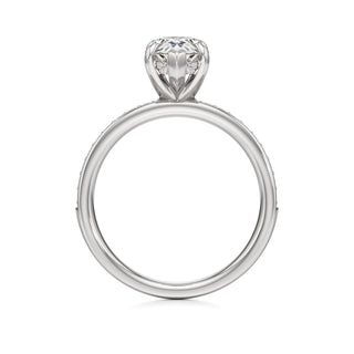 Jade Radiant Diamond Band Hidden Halo