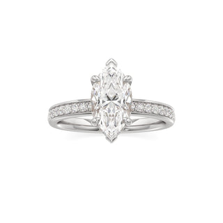 Jade Radiant Diamond Band Hidden Halo