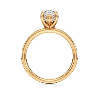 Jade Radiant Diamond Band Hidden Halo