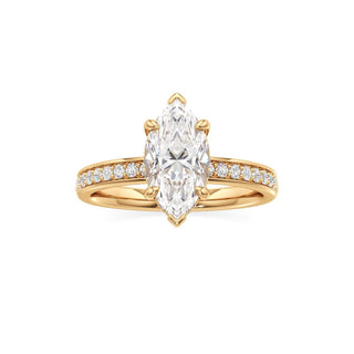 Jade Radiant Diamond Band Hidden Halo