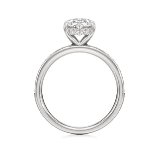 Jade Radiant Diamond Band Hidden Halo