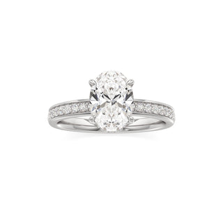 Jade Radiant Diamond Band Hidden Halo