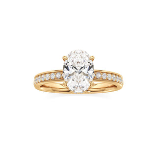 Jade Radiant Diamond Band Hidden Halo