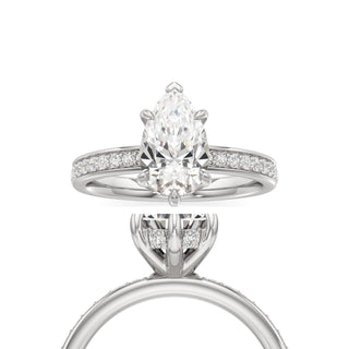 Jade Radiant Diamond Band Hidden Halo