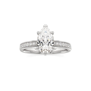Jade Radiant Diamond Band Hidden Halo