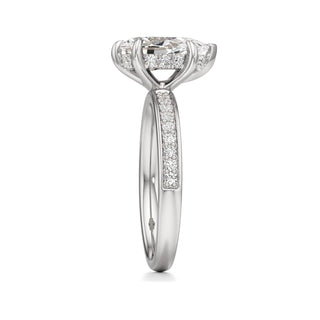 Jade Radiant Diamond Band Hidden Halo