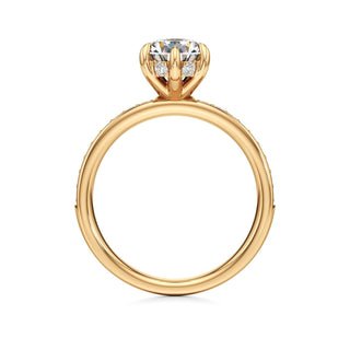 Jade Radiant Diamond Band Hidden Halo