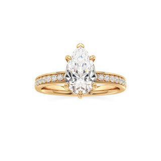 Jade Radiant Diamond Band Hidden Halo
