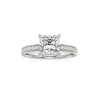 Jade Radiant Diamond Band Hidden Halo