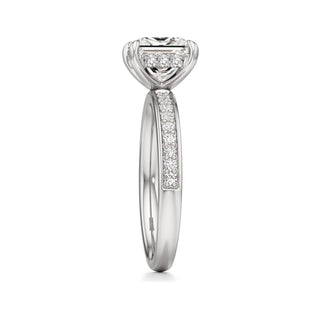 Jade Radiant Diamond Band Hidden Halo