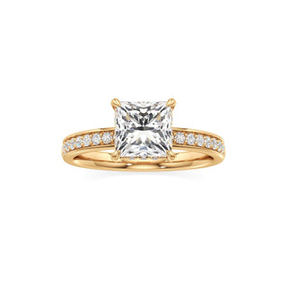 Jade Radiant Diamond Band Hidden Halo