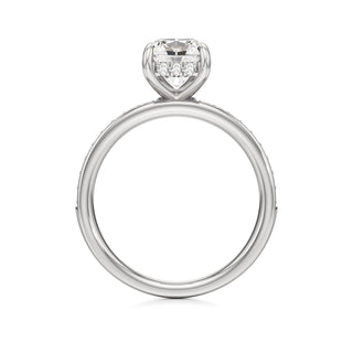 Jade Radiant Diamond Band Hidden Halo