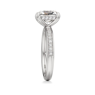 Jade Radiant Diamond Band Hidden Halo
