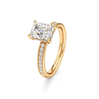 Jade Radiant Diamond Band Hidden Halo