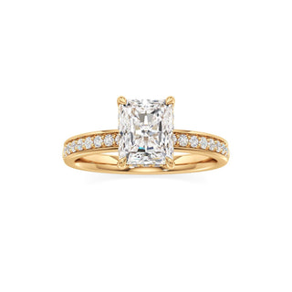 Jade Radiant Diamond Band Hidden Halo