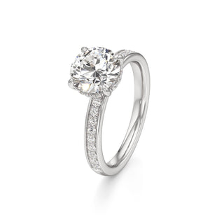 Jade Radiant Diamond Band Hidden Halo