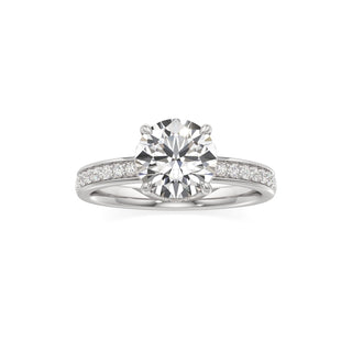 Jade Radiant Diamond Band Hidden Halo