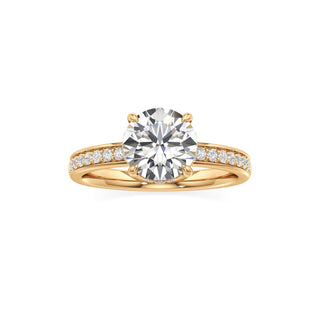 Jade Radiant Diamond Band Hidden Halo