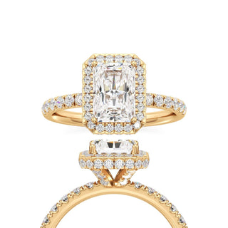 Jora Radiant Halo with Diamond Band