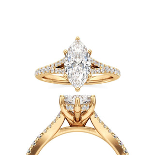 Jovie Radiant Split Diamond Band