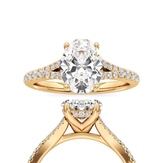 Jovie Radiant Split Diamond Band