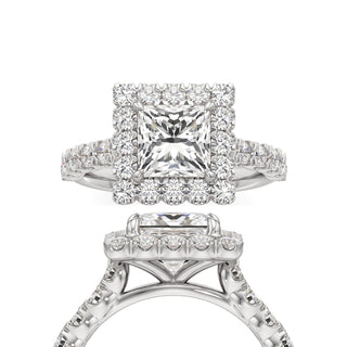 Juliette Princess Cluster Halo