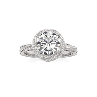 Kalliope Round Swirl Halo